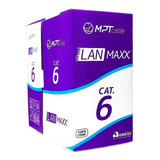 Cabo De Rede Lan Utp 23 Awg 4p Cat6 100% Cobre Mpt Cx305m