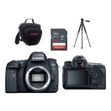 Canon Eos 6d Mark Ii Corpo + Bolsa+tripé+cartão 64gb - Nfe