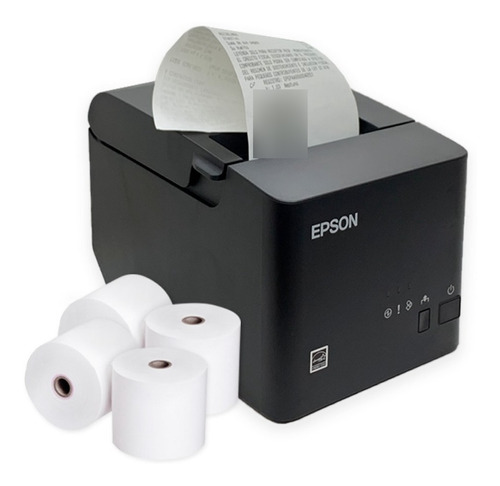 Impresora Termica Epson Tm-t20 Usb + 50 Rollos 80 X 50mts