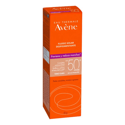 Avène Protector Solar Facial Fluido Mat Perfect Aclarante FPS 70 Tono Claro 40g | Envío gratis