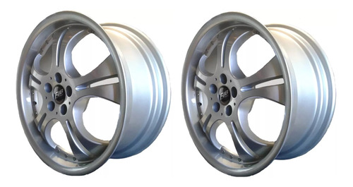 Kit 2 Llantas Aleacion Deportiva Fujibond K-241 R17 5x100