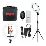 Kit Iluminador Ring Light Fonte Tripé Maquiagens Youtubers