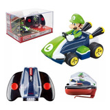 Set Mariokart Mini Rc Portable Luigi Carrera Nintendo Color Verde