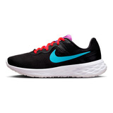 Tenis Nike Revolution 6 Mujer-negro