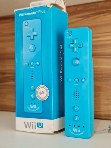 Wii U Remote Azul Turquesa Original Nintendo Wii Caixa 