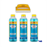 Kit 3 Limpa Bordas Para Piscinas Genco 1 Litro + Esponja