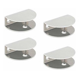 Escuadras Para Estantes - Sayayo Glass Clamp Brackets, 4 Pcs