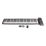 Piano Enrollable De Mano, 61 Teclas, Función Midi, Portátil