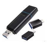 Memoria Usb Pendrive Celular iPhone Ios Android Pc 64gb Otg 