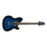 Talman Tcy10, Guitarra Electroacústica, Azul Trans