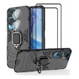 Funda Para Honor 90 Lite Uso Rudo + 2 Micas + 2 Lentes