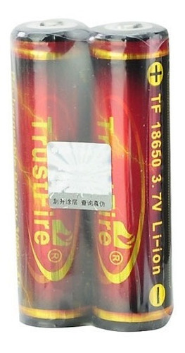 Baterias Trustfire 18650, 3000 Mah Con Protección Y Cargador