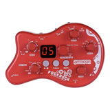 Pedal De Efecto Ammoon Pockrock  Rojo