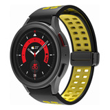 Correa De Reloj Plegable Amarilla Para Samsung Galaxy Watch5