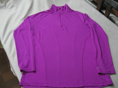 Polera Deportiva Medio Cierre Mujer Champion Talla M Impecab