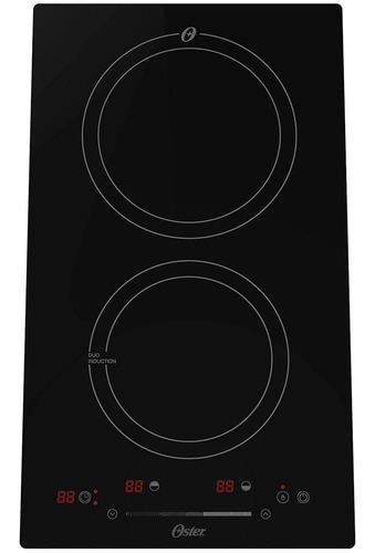 Cooktop Por Indução 2 Bocas Oster Touch Screen 2 Em 1