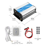 Inversor De Corriente Onda Pura Sinusoidal 600 Vatos 12 V Cc