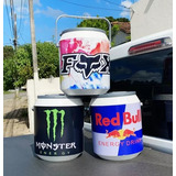 Kit 6 Coolers Personalizados Fox, Redbull E Monster
