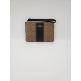 Monedero Coach Original Color Cafe Con Cierre Original