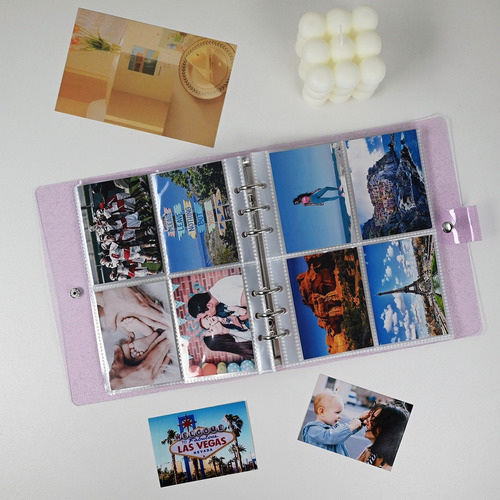 Carpeta A5 Binder Anilla Photocard Álbumes Recorte 3 Inch