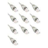 Cables De Conexión De Red Ethernet Cat6 De 3 Pies, Gris Rj45