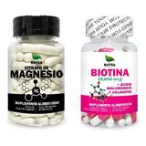 Natsa 2 Pack Citrato De Magnesio Y Biotina 100 Caps Sfn 