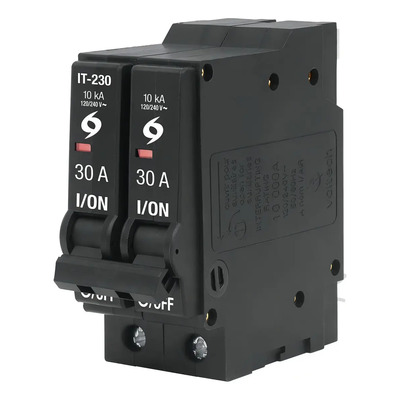 Interruptor Termomagnético 2 Polos 30 A, Volteck Color Negro | MercadoLibre