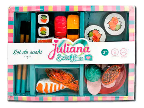 Set De Sushi 19 Piezas Sisjul065 Juliana Sweet Home