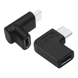 Adaptador De 90 Grados Usb C Tipo C Macho A Hembra