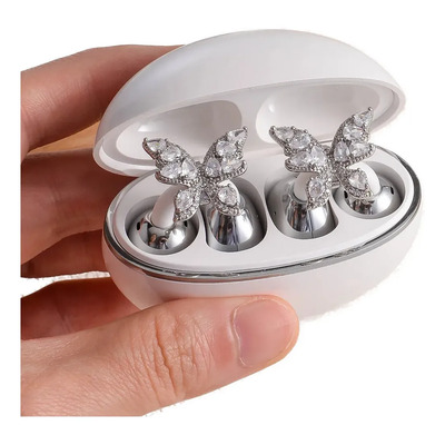 Sle Aretes Con Dijes De Joyería Y Auricular Bluetooth