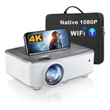 Proyector Bluetooth Wifi, Proyector De Pelculas Hd Nativo 10