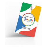 Tarjeta Para Google Reseñas | Con Chip Nfc Y Codigo Qr 