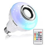 Bombillo Focos Inteligente Luz Led Rgb Parlante Bluetooth