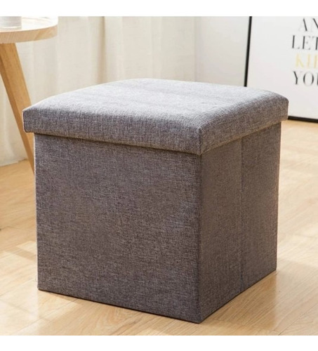 Puff Silla Taburete Cubo Organizador Plegable Baúl Sillon