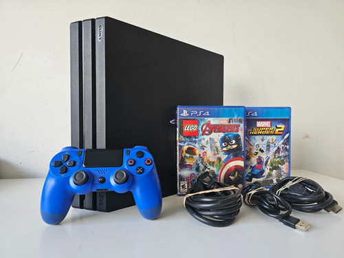 Sony Playstation 4 Pro 1tb + Cables Y 1 Control - Leer 