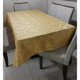 Toalha De Mesa Quadrada Jacquard 4 Lugares Varias Cores