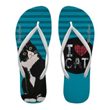 Chinelos Personalizados Havaianas Gatos Slim [38]