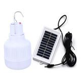 Ampolletas Led Con Panel Solar Usb Recargable Sf-115 Luz Blanco Frío E-5 P-2