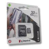 Tarjeta De Memoria Kingston 32gb Canvas Select Plus 100 Mb/s