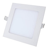 Panel Led Cuadrado De Empotrar 12w Blanco 6500k