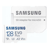 Tarjeta Micro Sd Samsung Evo Plus 128 Gb 100 Mb/s 4k U3 +