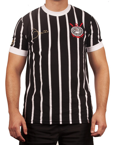 Camisa Corinthians Basilio 1977 Retrô Masculina Oficial