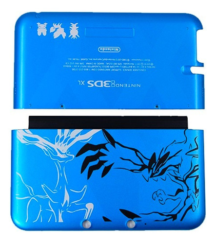Cover Plate Azul Pokemon Xy Para Nintendo 3ds Xl