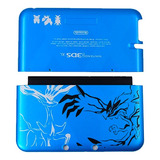 Cover Plate Azul Pokemon Xy Para Nintendo 3ds Xl