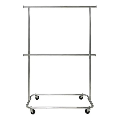 Rack Para Ropa Viajero Cromado Tipo Closet Desarmable Plateado | Envío gratis