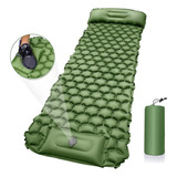 Colchoneta Inflable Para Acampar Con Bomba De Pie Incorporad