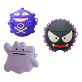 Funda AirPods 1° 2° 3° Pro Pokemon Ditto Gastly Koffing