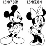 Adesivo Decorativo Parede Quarto Infantil Mickey Minnie 1.5m