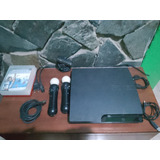 Ps3 Slim 160gb + Kit Psmovie + Juegos (sin Detalles)