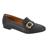 Sapato Feminino Mocassim Loafer Vizzano Fivela